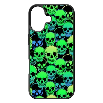 Green Skulls - Halloween iPhone 17 tok