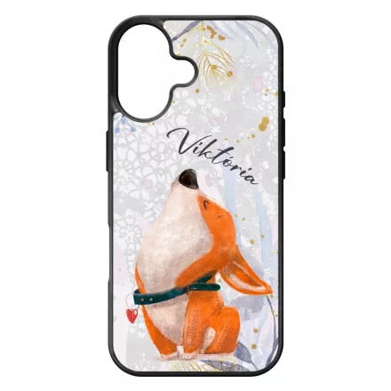 Cuki corgi kutyus - Téli mintás iPhone 17 tok