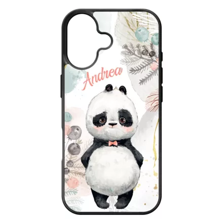 Édes kis Panda - Téli mintás iPhone 17 tok