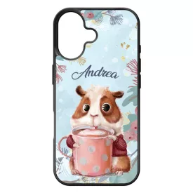 Kakaós hörcsög - Téli mintás iPhone 17 tok