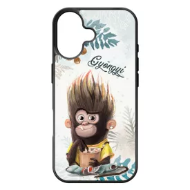 Kávés Maki - Téli mintás iPhone 17 tok