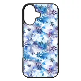 Téli Szépséges Hópihe mintás iPhone 17 tok