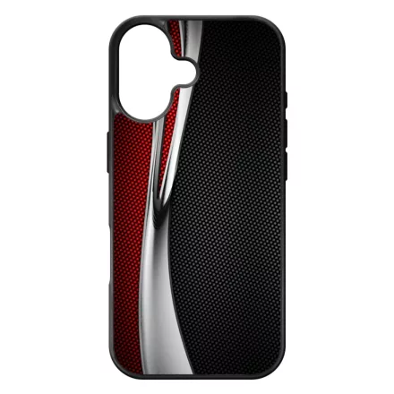 Silver Wave karbon mintás iPhone 17 tok