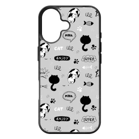 Mrrr Cuki Cica mintás iPhone 17 tok