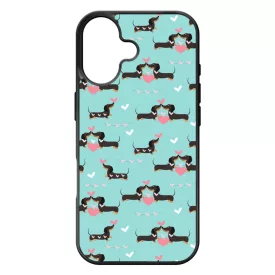 Tündéri kis tacsi kutya mintás iPhone 17 tok