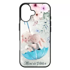 Neves cukisagok kollekcio Esernyos nyuszi szerelem iPhone 17 tok