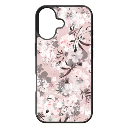 Puderpink tavaszi viragos iPhone 17 tok