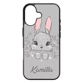 Kerd a neveddel Nyuszika iPhone 17 tok