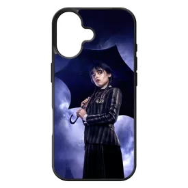 Wednesday és az esernyő iPhone 17 tok