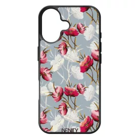 Szépséges piros tavaszi virágok iPhone 17 tok