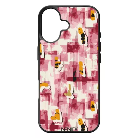 Művészi tavaszi méhecskék iPhone 17 tok