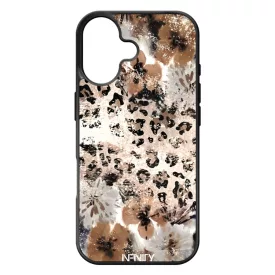 Leopárdos virágok iPhone 17 tok