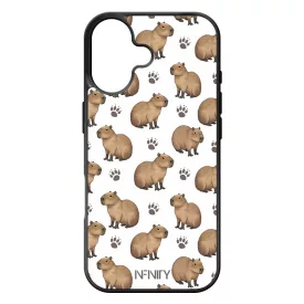 Capybara és a talpnyom iPhone 17 tok