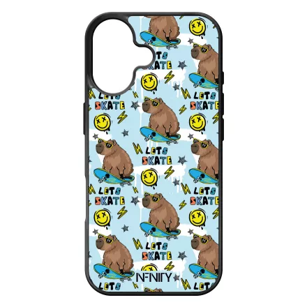 Deszkás kapibara iPhone 17 tok