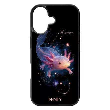 Névvel kérhető - Szépséges Axolotl iPhone 17 tok