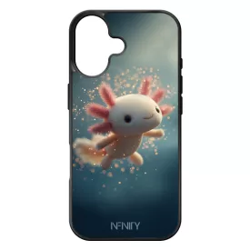 Tündéri plüss hatású Axolotl iPhone 17 tok