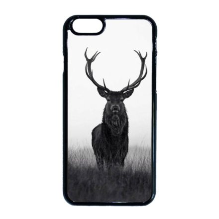 szarvas szarvasos agancs őszi fehér iPhone fekete tok