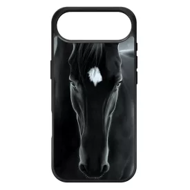 lovas fekete ló iPhone 17 Air tok