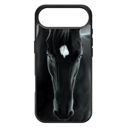 lovas fekete ló iPhone 17 Air MagSafe tok