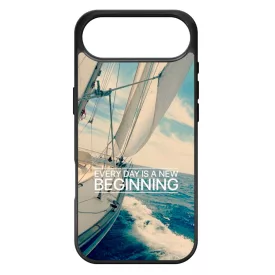 Minden nap egy új kezdet vitorlás tenger nyár iPhone 17 Air tok