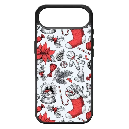 téli karácsonyi mintás textúra iPhone 17 Air MagSafe tok