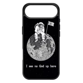 I see no God up here - űrhajós space iPhone 17 Air tok