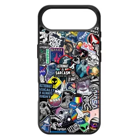 NASA matricabomba astronaut űrhajós stickerbomb iPhone 17 Air tok