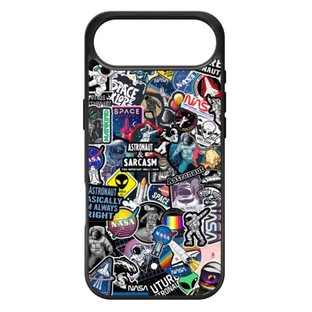 NASA matricabomba astronaut űrhajós stickerbomb iPhone 17 Air tok