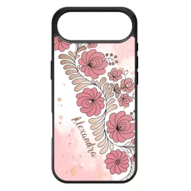 Kérd a neveddel - RoseGold Matyó magyar mintás hungarian folk iPhone 17 Air tok