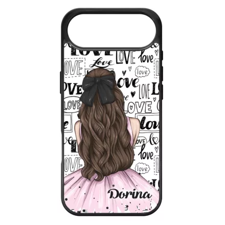 Kérd a Neveddel - LOVE Girl szerelem valentin napi iPhone 17 Air MagSafe tok