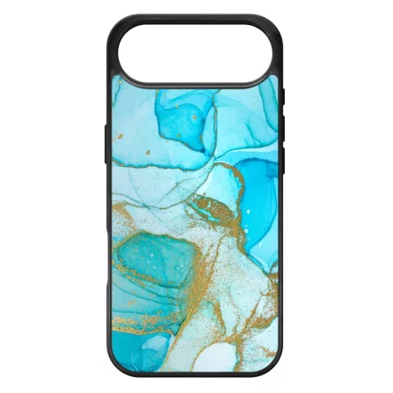 Ocean Blue Gold marvanyos marvany mintas iPhone 17 Air MagSafe tok