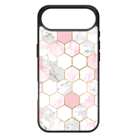 Geometric Rose Gold marvanyos marvany mintas iPhone 17 Air tok