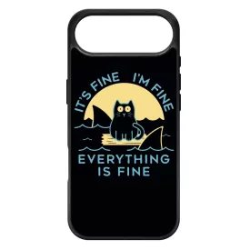 ezek csak cápák this is fine iPhone 17 Air tok