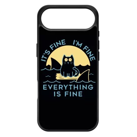 ezek csak cápák this is fine iPhone 17 Air tok