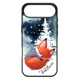 Tündéri róka - Téli mintás iPhone 17 Air tok