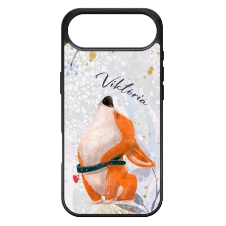 Cuki corgi kutyus - Téli mintás iPhone 17 Air MagSafe tok