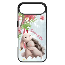 Nyuszi és Süni - Téli mintás iPhone 17 Air tok