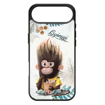 Kávés Maki - Téli mintás iPhone 17 Air tok