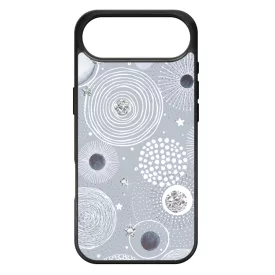 Gyönyörűséges Ezüstös téli mintás iPhone 17 Air tok