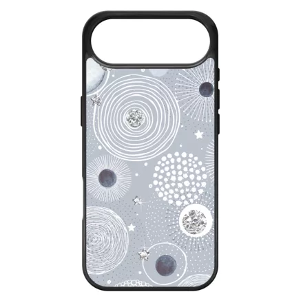 Gyönyörűséges Ezüstös téli mintás iPhone 17 Air MagSafe tok