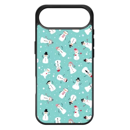 Cuki hóember mintás - Téli mintás iPhone 17 Air tok