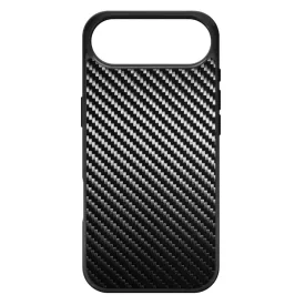 Ezüst karbon fiber mintás iPhone 17 Air tok