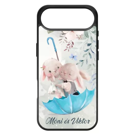 Neves cukisagok kollekcio Esernyos nyuszi szerelem iPhone 17 Air tok