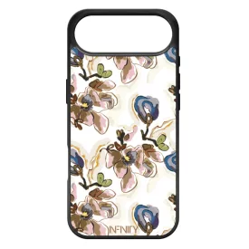 Különleges absztrakt kék virágzás iPhone 17 Air tok