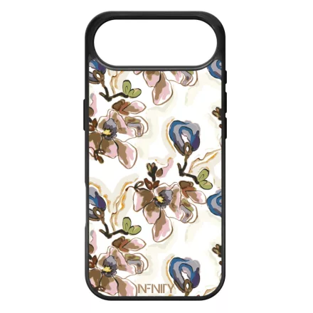 Különleges absztrakt kék virágzás iPhone 17 Air MagSafe tok