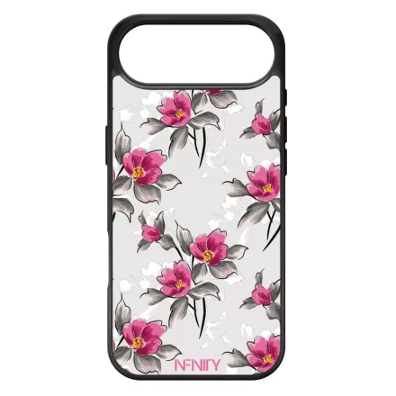 Szépséges pink virágok iPhone 17 Air tok