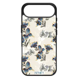 Kék és arany tavaszi virágzás Art iPhone 17 Air tok