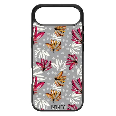 Különleges szürke virágos Art iPhone 17 Air tok