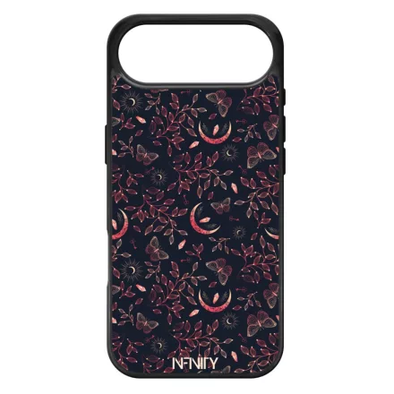 Pink hold és pillangó iPhone 17 Air tok