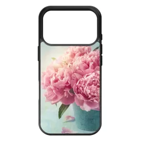 virágos tavaszi vintage rózsaszín rózsás iPhone 17 Pro tok